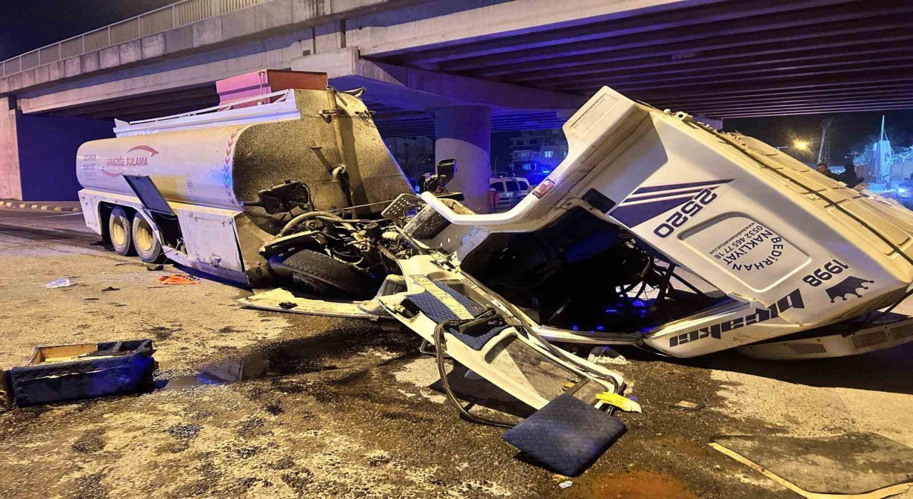 Fren arızası yaşayan arazöz dehşeti yaşattı: 1 ölü, 1 ağır yaralı