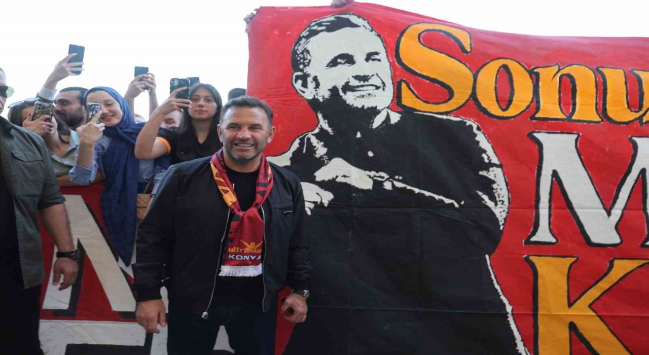 Galatasaray kafilesi Konyaya geldi