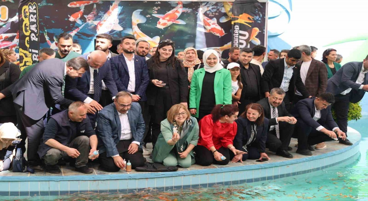 Gaziantep Doğal Yaşam Parkında Tropikal Koi Parkı açıldı