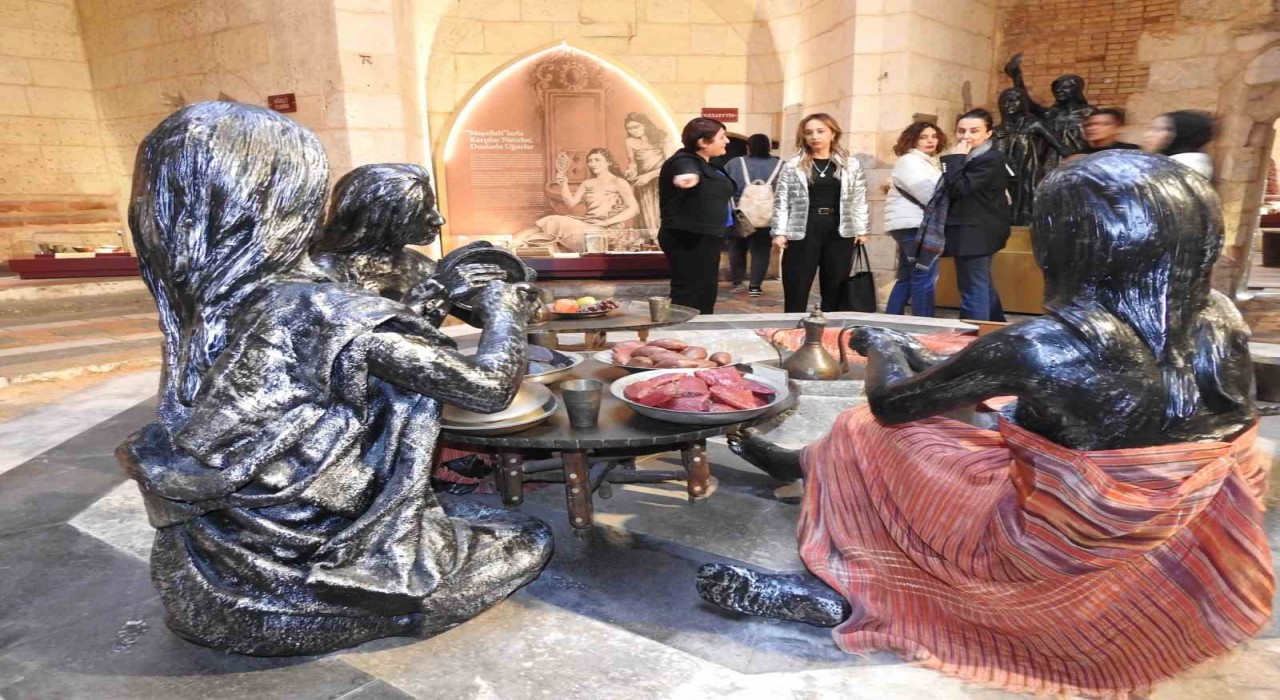 Gaziantepte hamam kültürünü yansıtan Hamam Müzesine yoğun ilgi