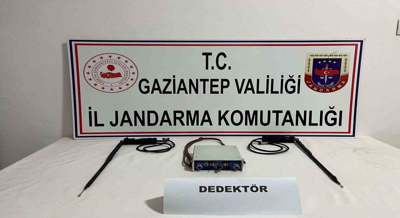 Gaziantepte kaçak kazı yapan 3 şahıs suçüstü yakalandı