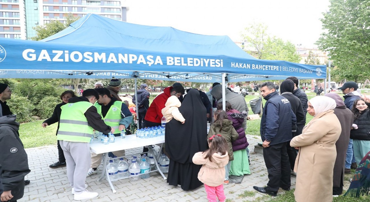 Gaziosmanpaşa Belediyesinden, deprem sonrası dayanışma seferberliği