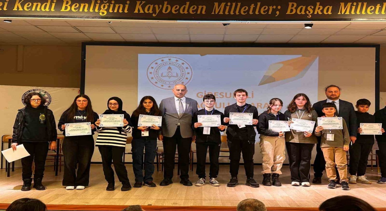 Giresunun en bilgili Ortaokulu belli oldu