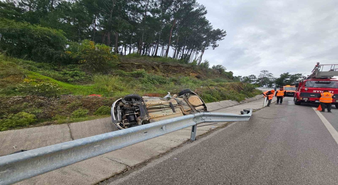 Göcekte trafik kazası: 3 yaralı