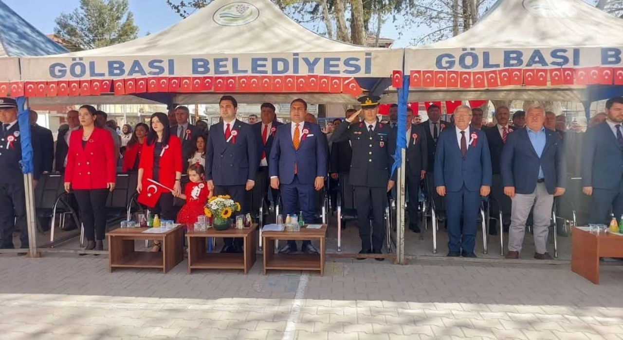 Gölbaşında 23 Nisan kutlandı