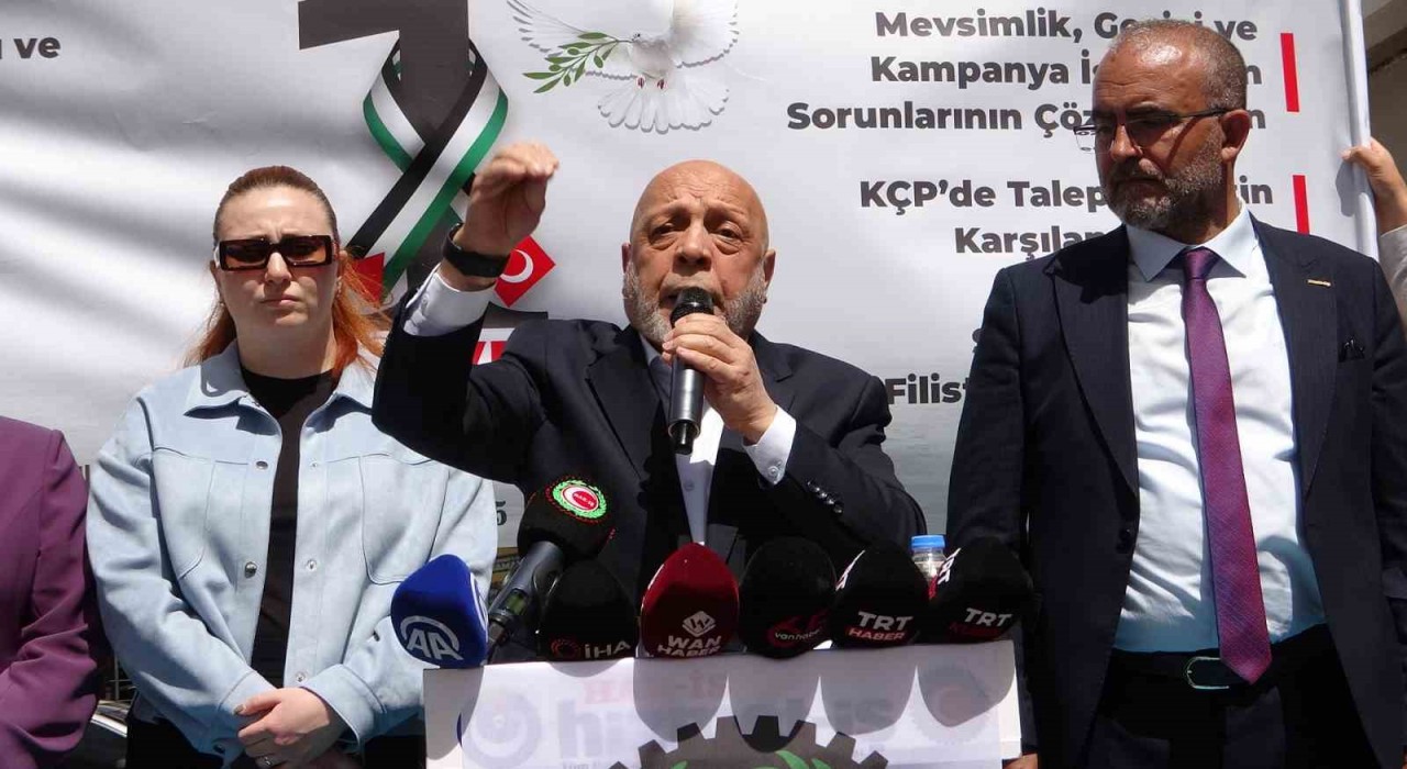 Hak-İş Genel Başkanı Arslan: Kandilin bu ülkeye söz sahibi olmasını istemiyoruz