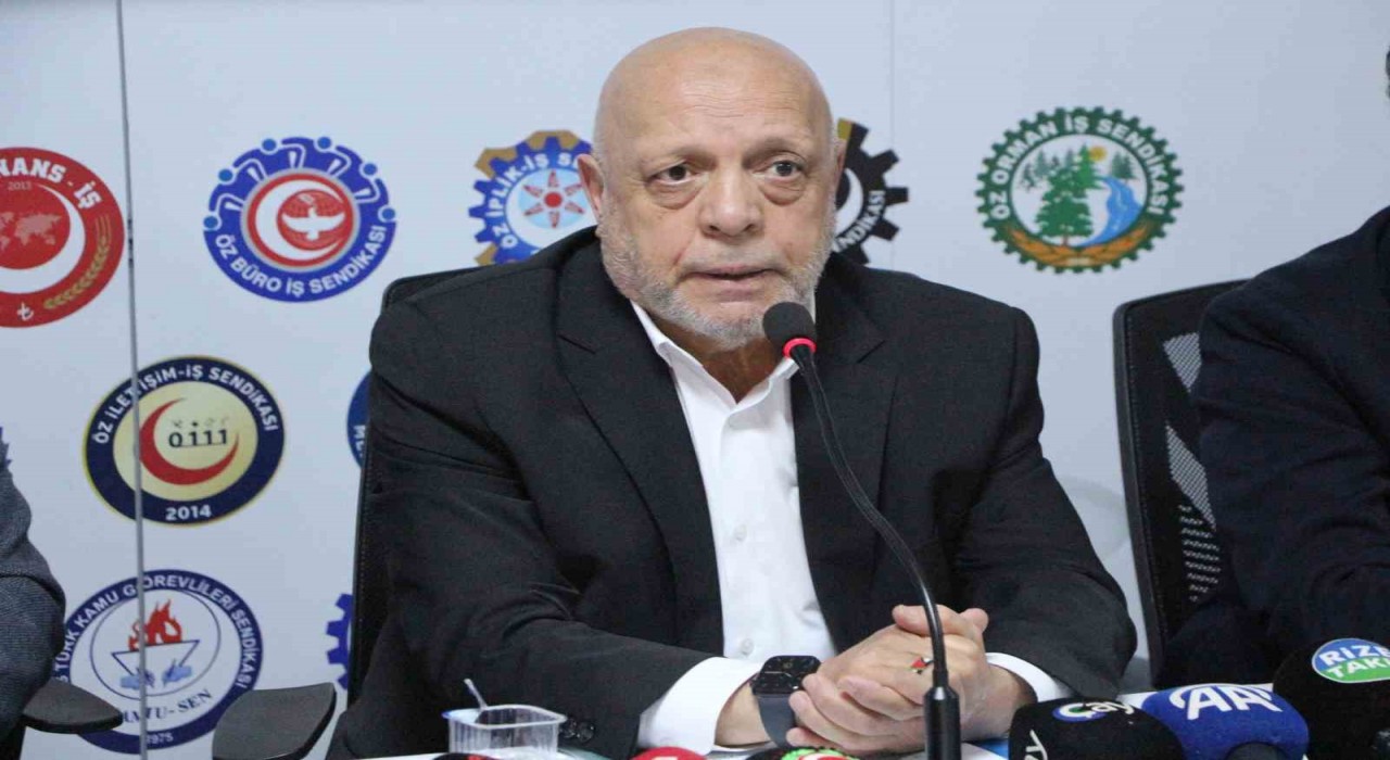 Hak-İş Genel Başkanı Mahmut Arslan: Türkiyenin her yerini 1 Mayıs alanı olarak ilan ettik