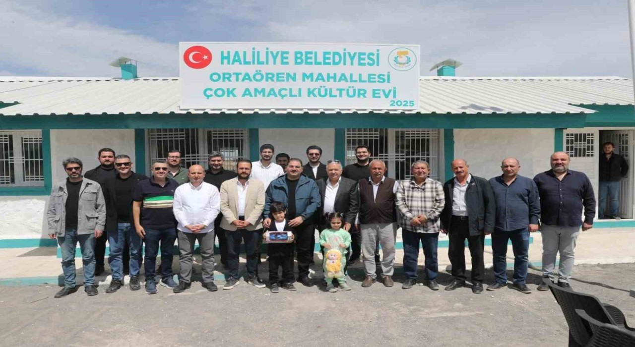 Haliliyede çok amaçlı kültür evi hizmete açıldı