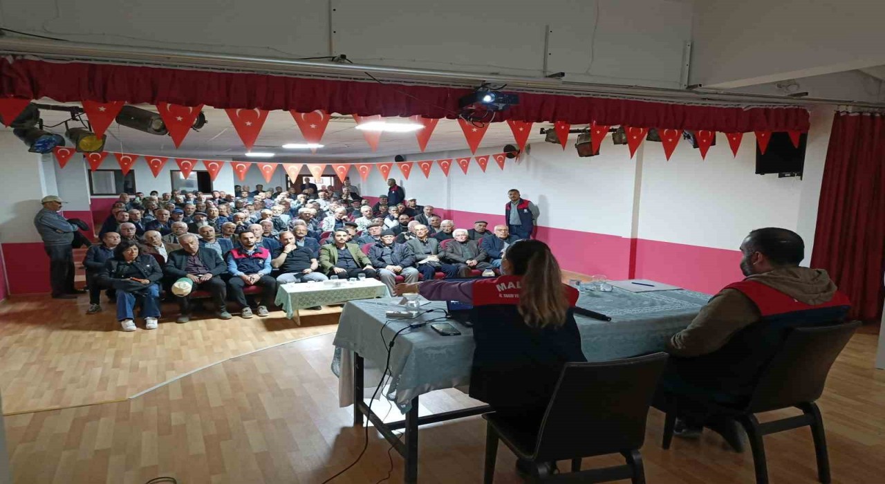 Hekimhanda don hasarı sonrası ilk bilgilendirme toplantısı yapıldı