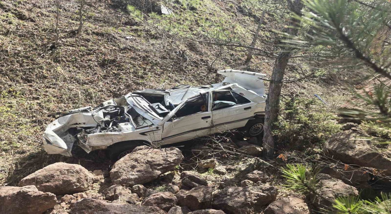 Hisarcıkta trafik kazası: 1 yaralı