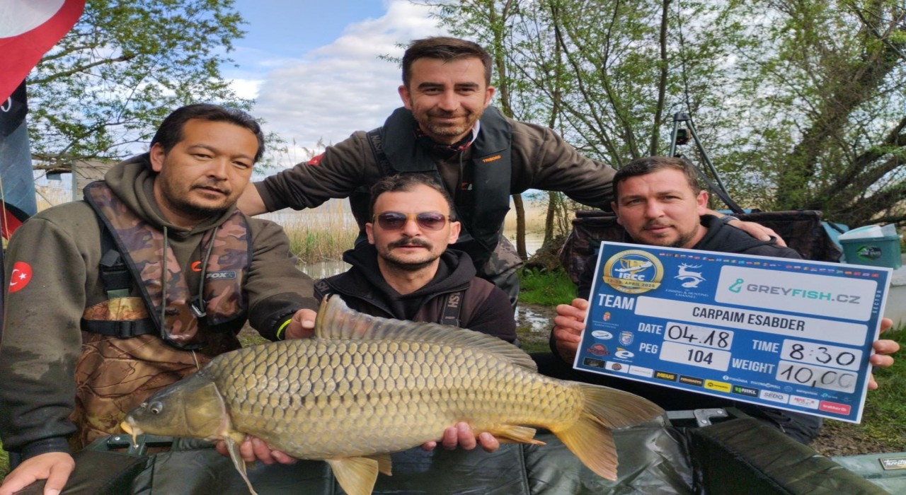 IBCC International Balaton Carp Cup yarışmasında Türk takımı sektör üçüncüsü oldu