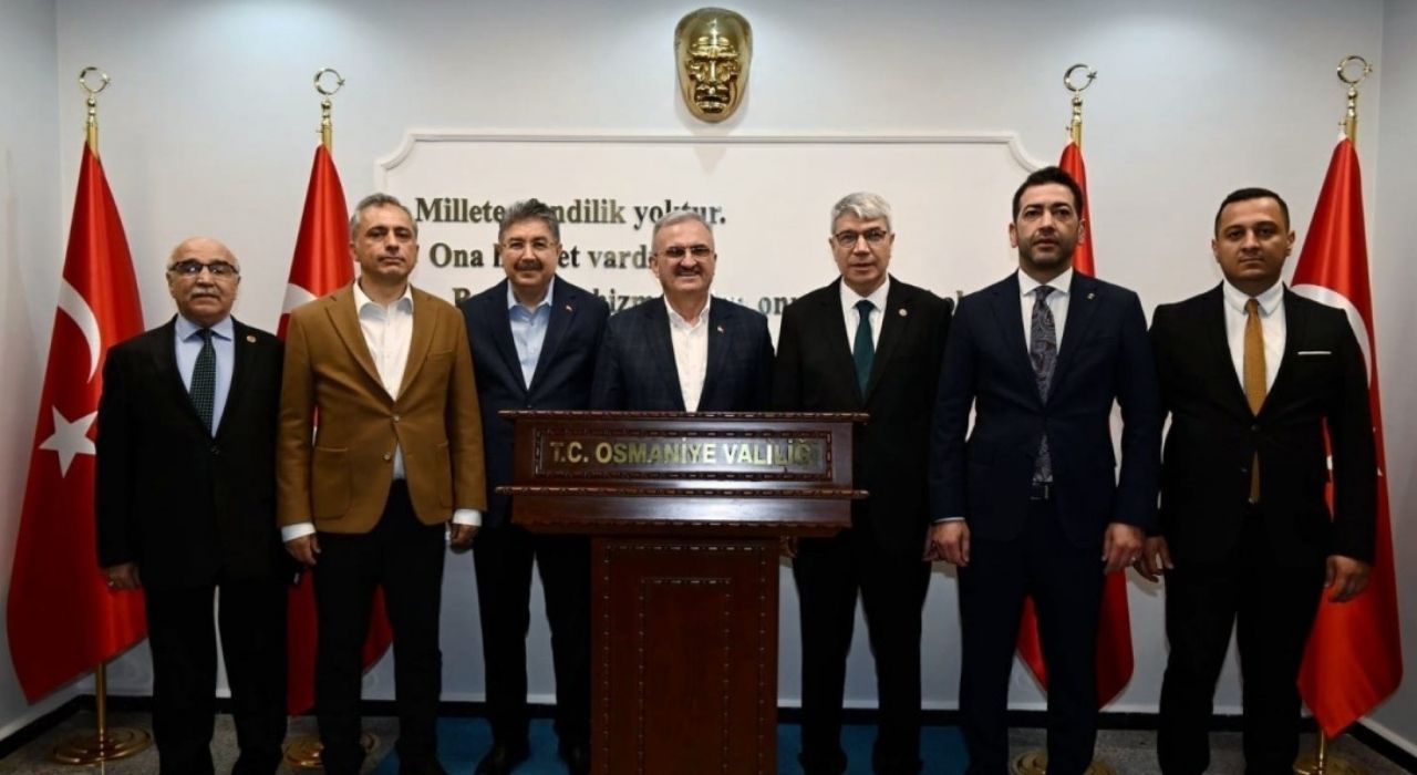 İçişleri Bakan Yardımcısı Münir Karaloğlu’ndan Osmaniye Valiliği’ne Ziyaret