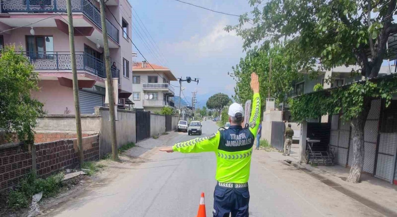 Jandarma Köşkte havadan denetim yaptı