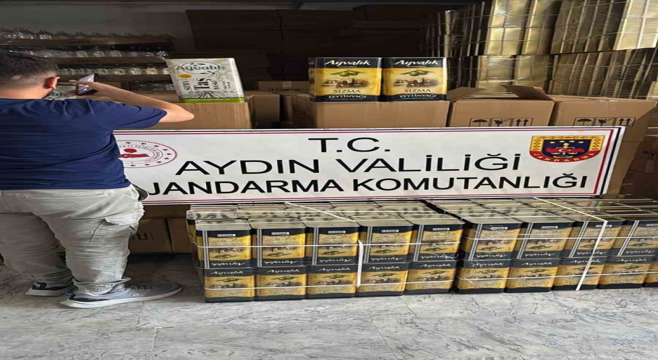 Jandarmadan sahte yağ baskını