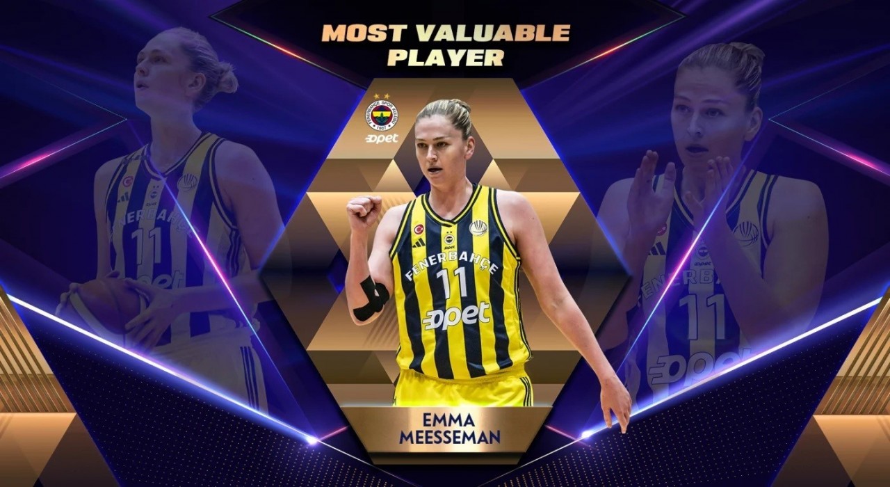 Kadınlar Euroleaguede sezonun MVPsi üst üste 3. kez Emma Meesseman