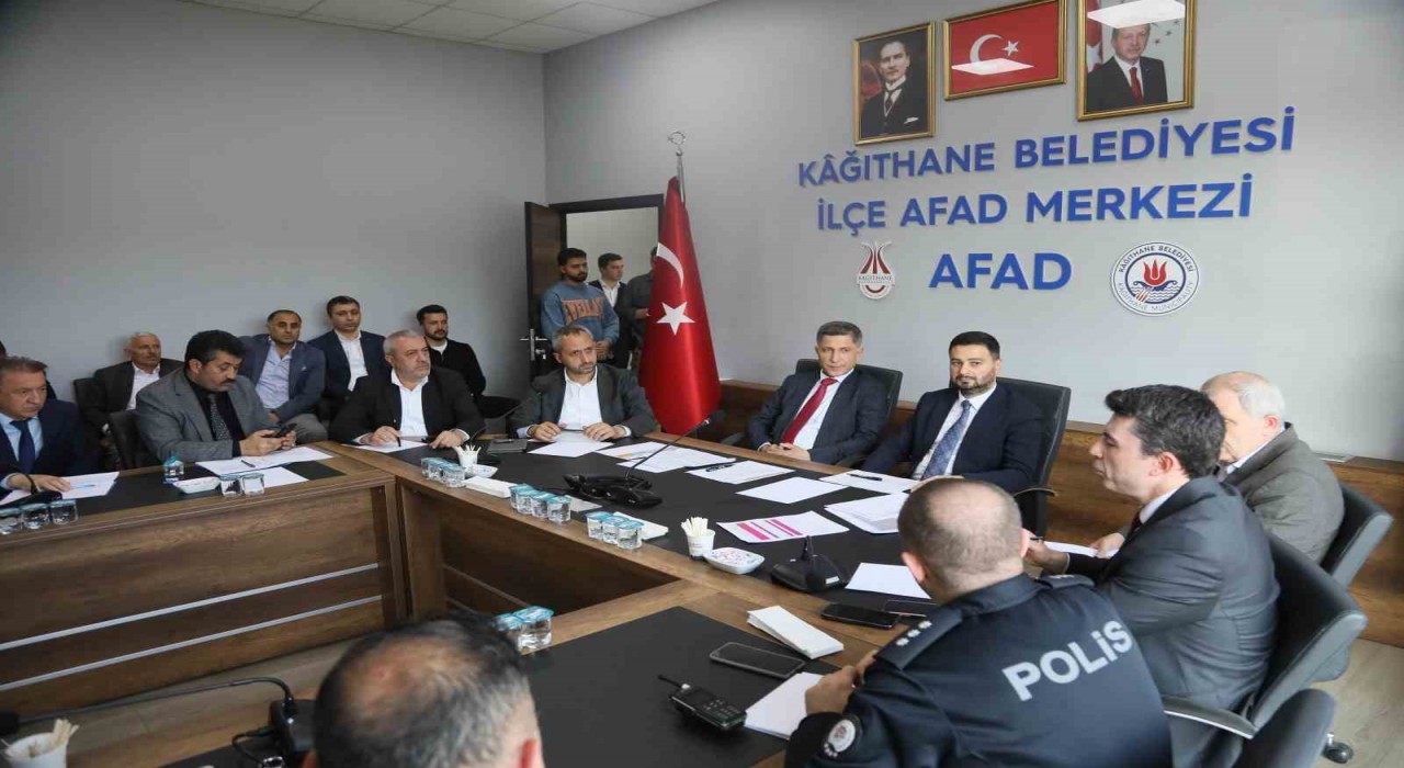 Kağıthanede Afet Koordinasyon Toplantısı gerçekleşti