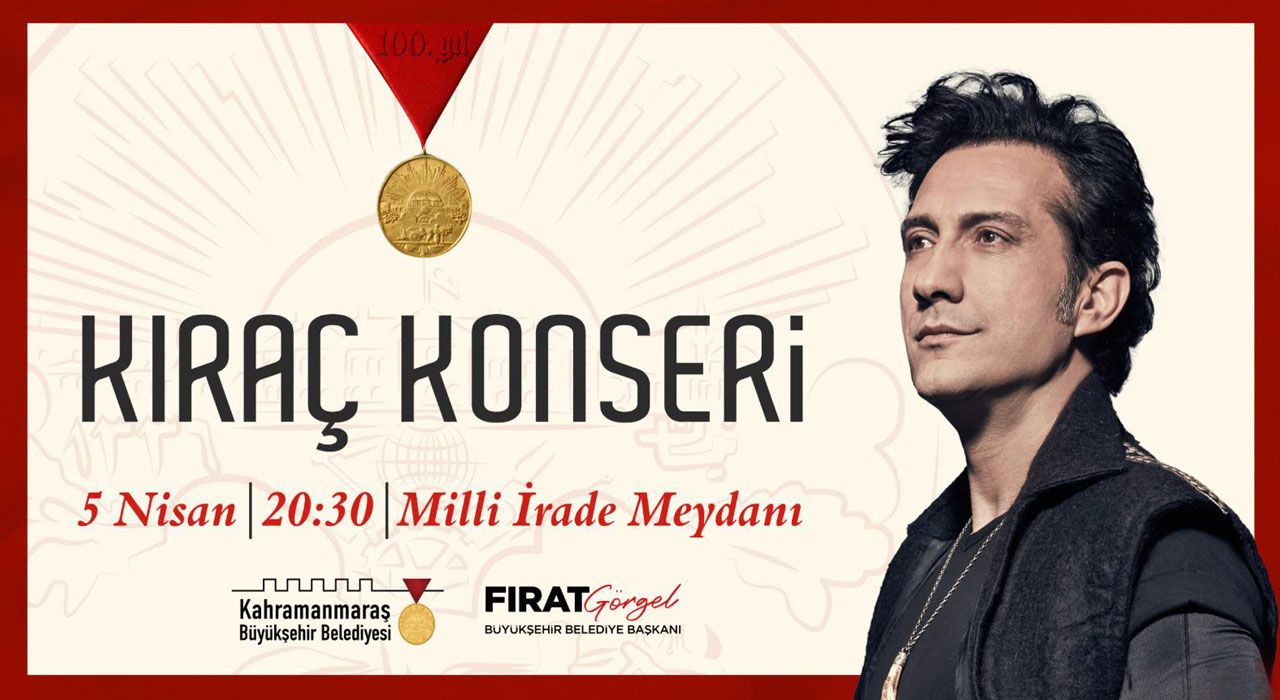 Kahramanmaraş’ta Madalya Günü Coşkusu: Kıraç Konseri ile Kutlanacak!