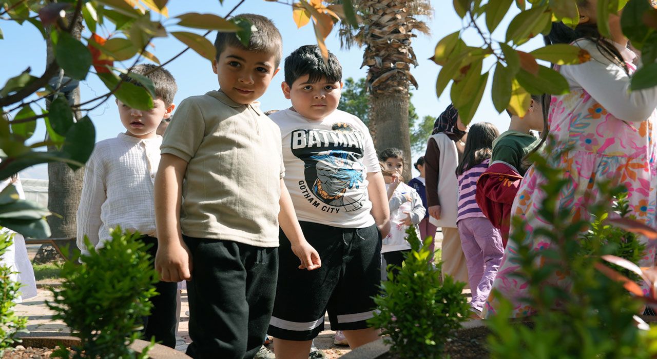 Kahramanmaraş’ta Minikler Serada Doğayla Buluştu