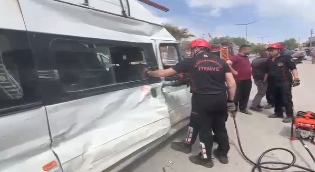 Kahramanmaraşta trafik kazası: 6 yaralı