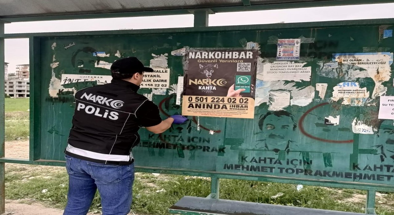 Kahtada kurulan narko ihbar hattı faaliyete geçti