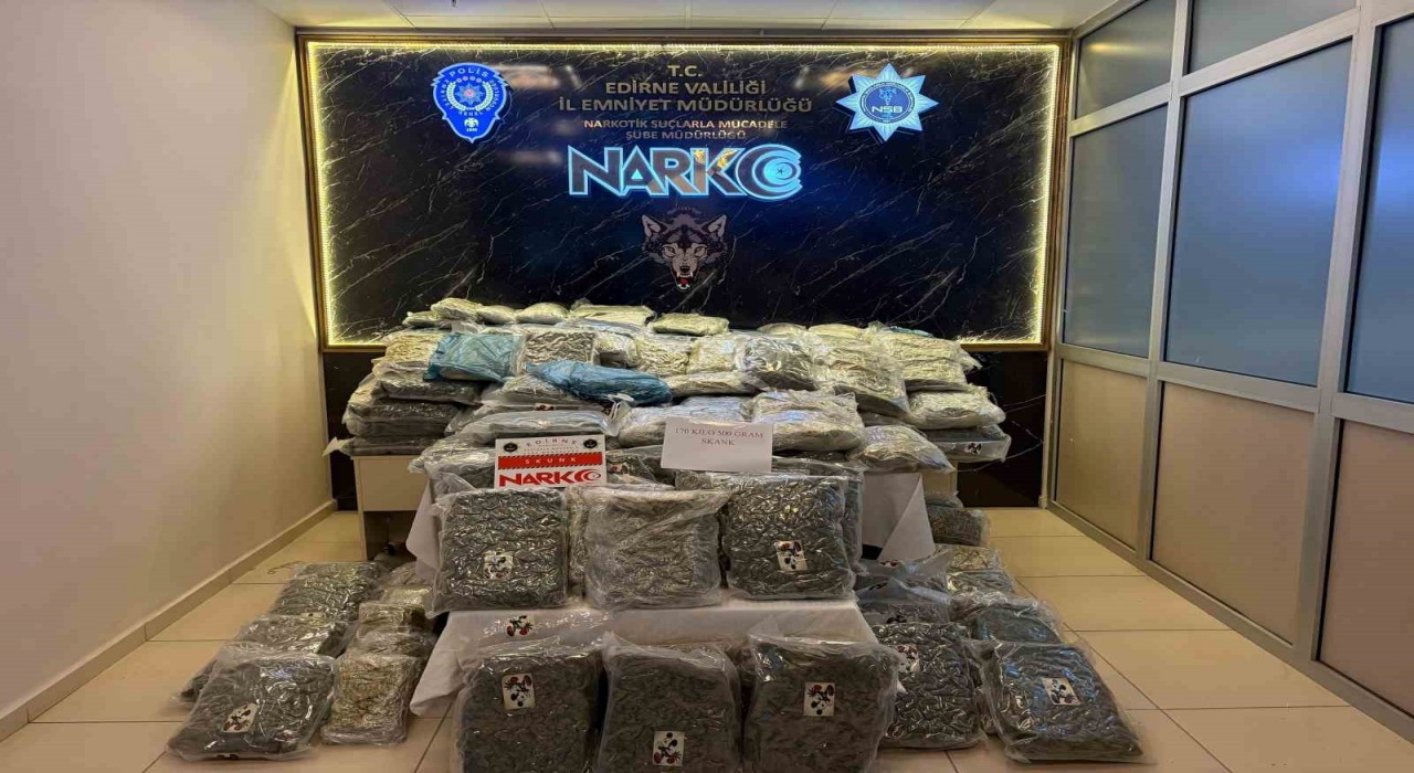 Kapıkulede operasyonu: 171 kilogram uyuşturucu ele geçirildi, 2 kişi tutuklandı