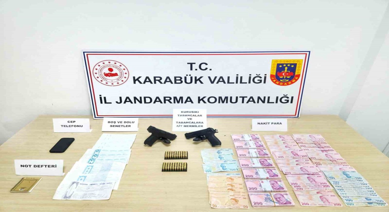 Karabükte tefecilik operasyonu: 1 gözaltı
