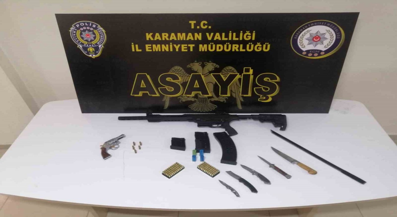Karamanda aranan 7 şahıs tutuklandı