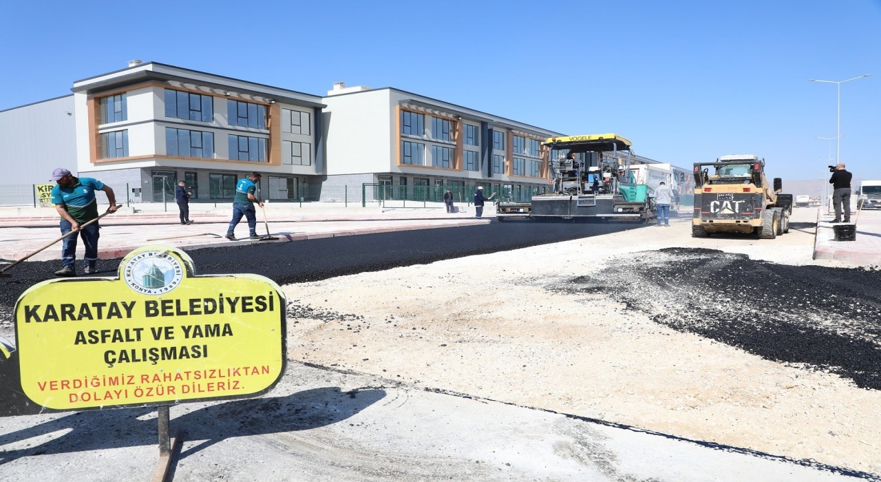 Karatayda asfalt sezonu başladı