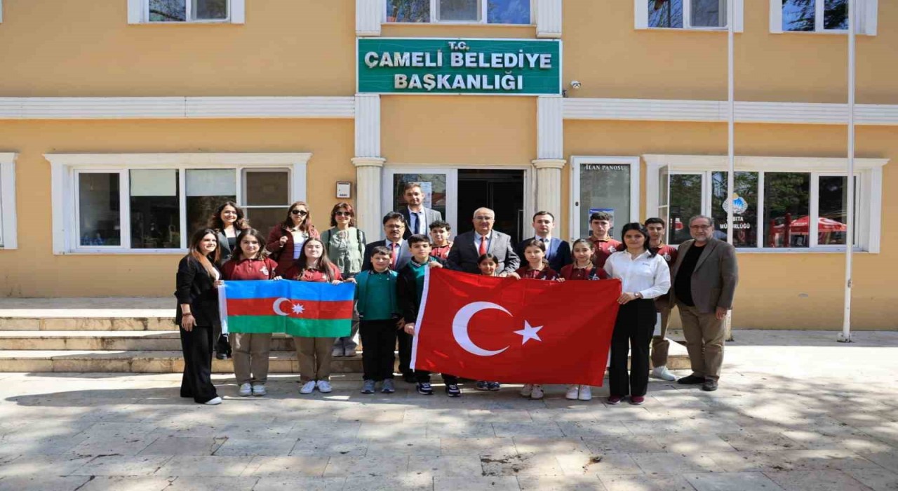 Kardeş ülke Azerbaycandan Çameliye anlamlı ziyaret