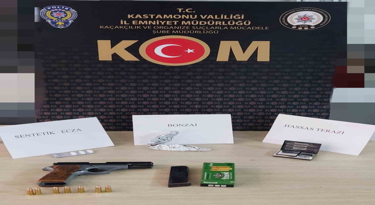 Kastamonuda uyuşturucu operasyonu: 4 gözaltı