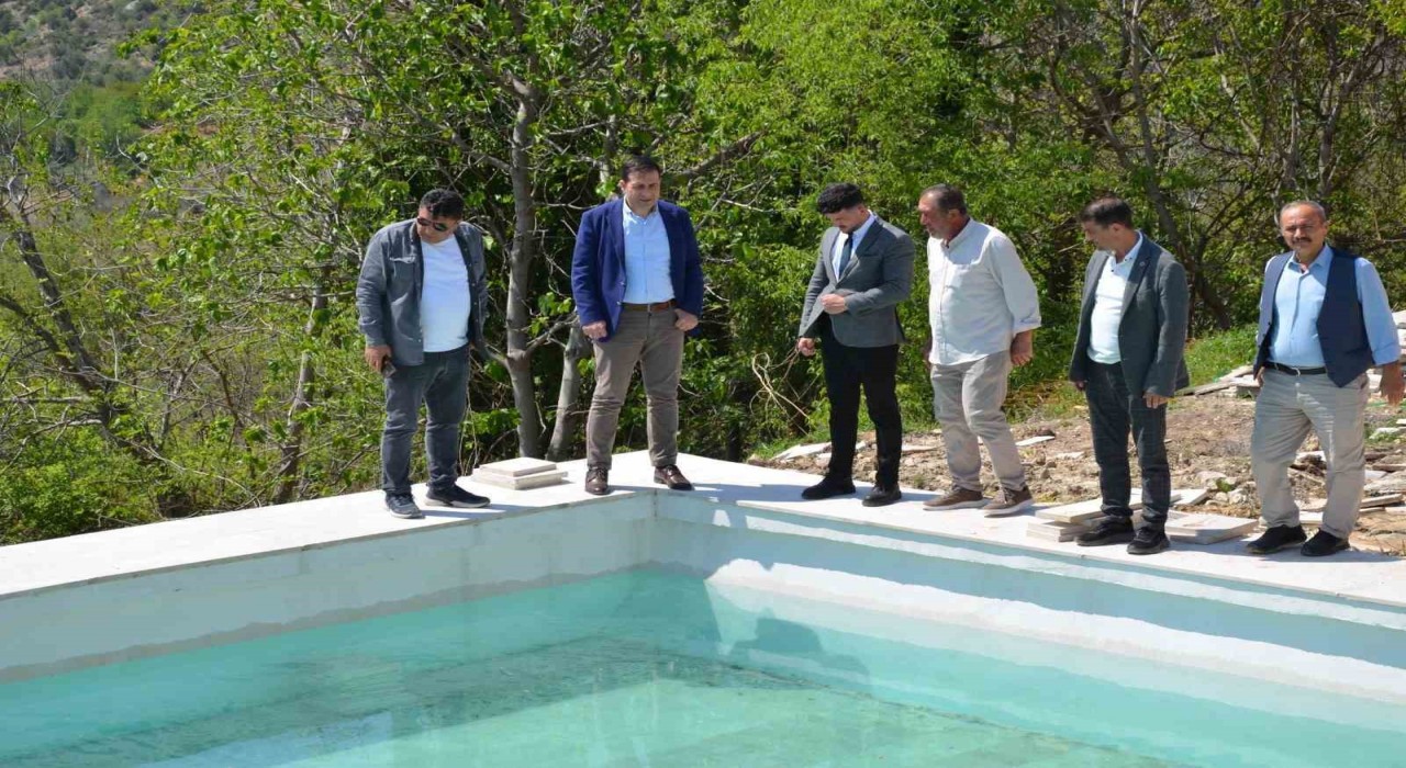 Kayabalı Köyünde sulama havuzu hizmete girdi