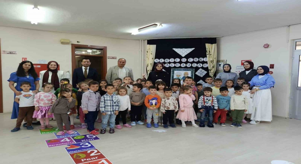 Kaymakam Kılıç, minik öğrencilerle bir araya geldi
