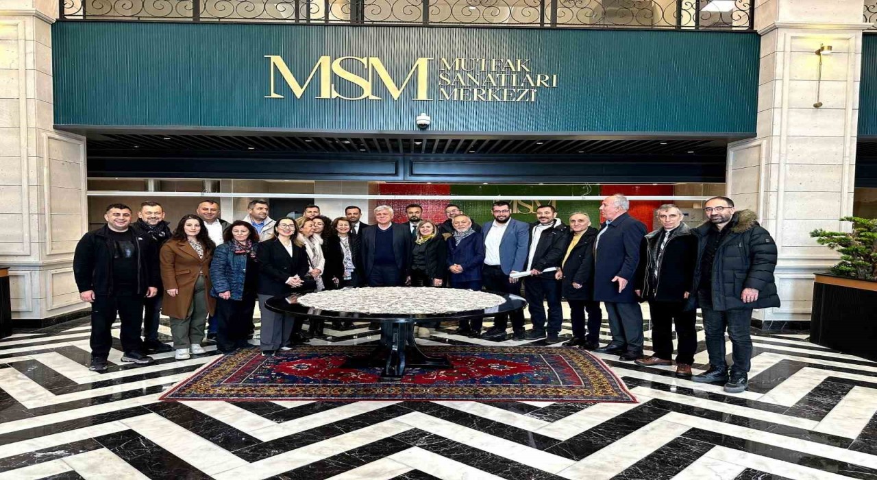 Kayseri Kent Konseyinden Mutfak Sanatları Merkezine ziyaret