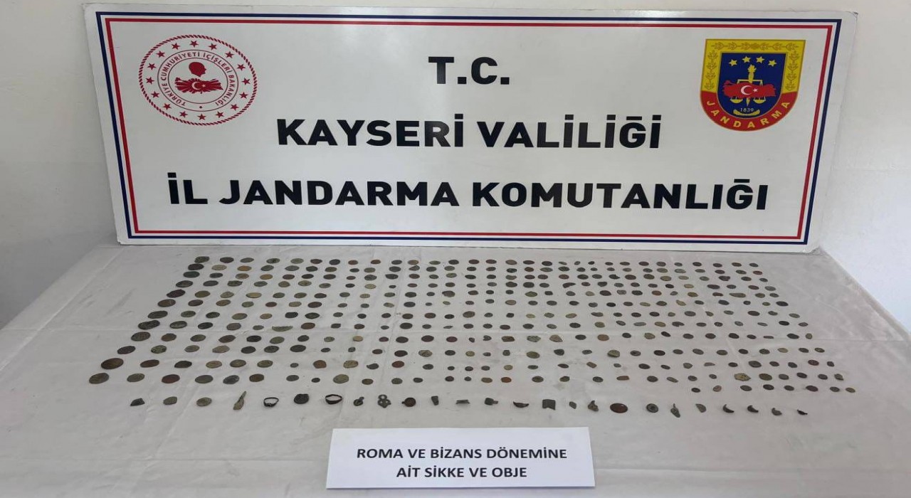 Kayseride tarihi eser operasyonu