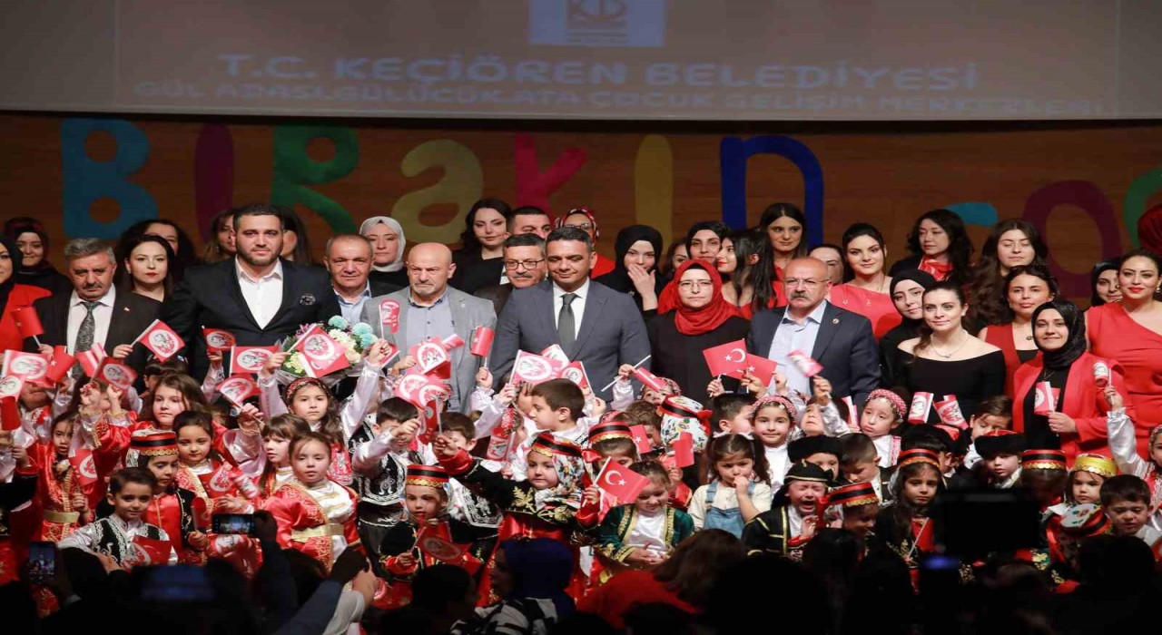 Keçiörende 23 Nisan coşkusu erken başladı