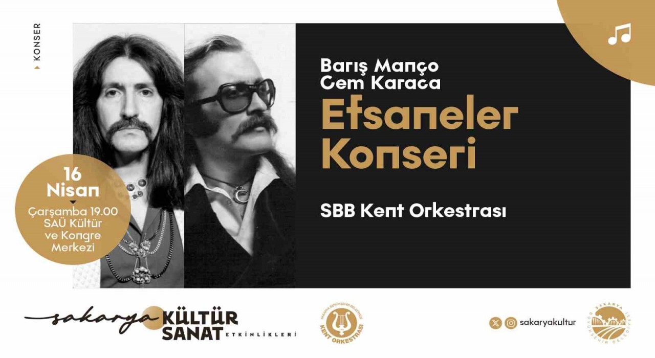 Kent Orkestrasından ‘Türk Müziği Efsaneleri konseri