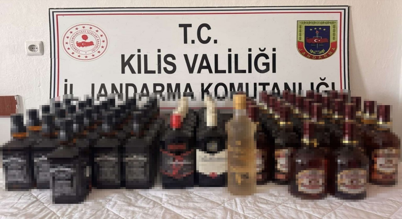 Kiliste 68 şişe gümrük kaçağı alkol ele geçirildi: 1 gözaltı