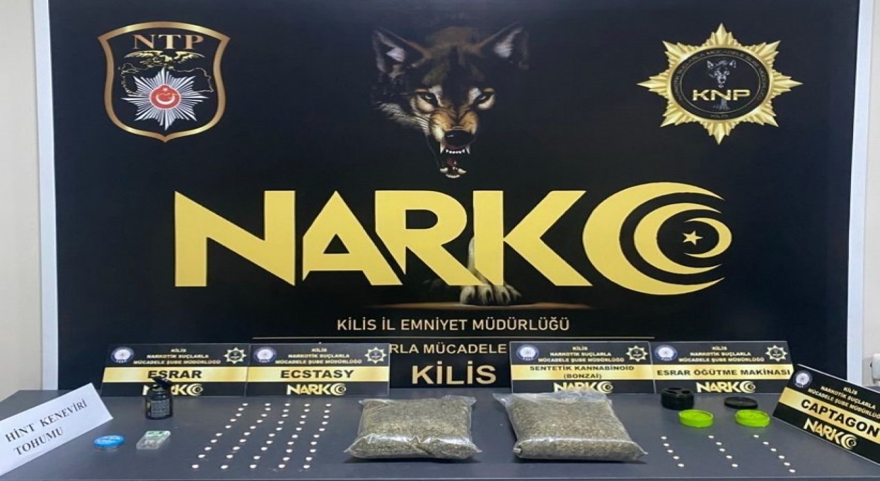 Kiliste uyuşturucu operasyonu: 2 tutuklama