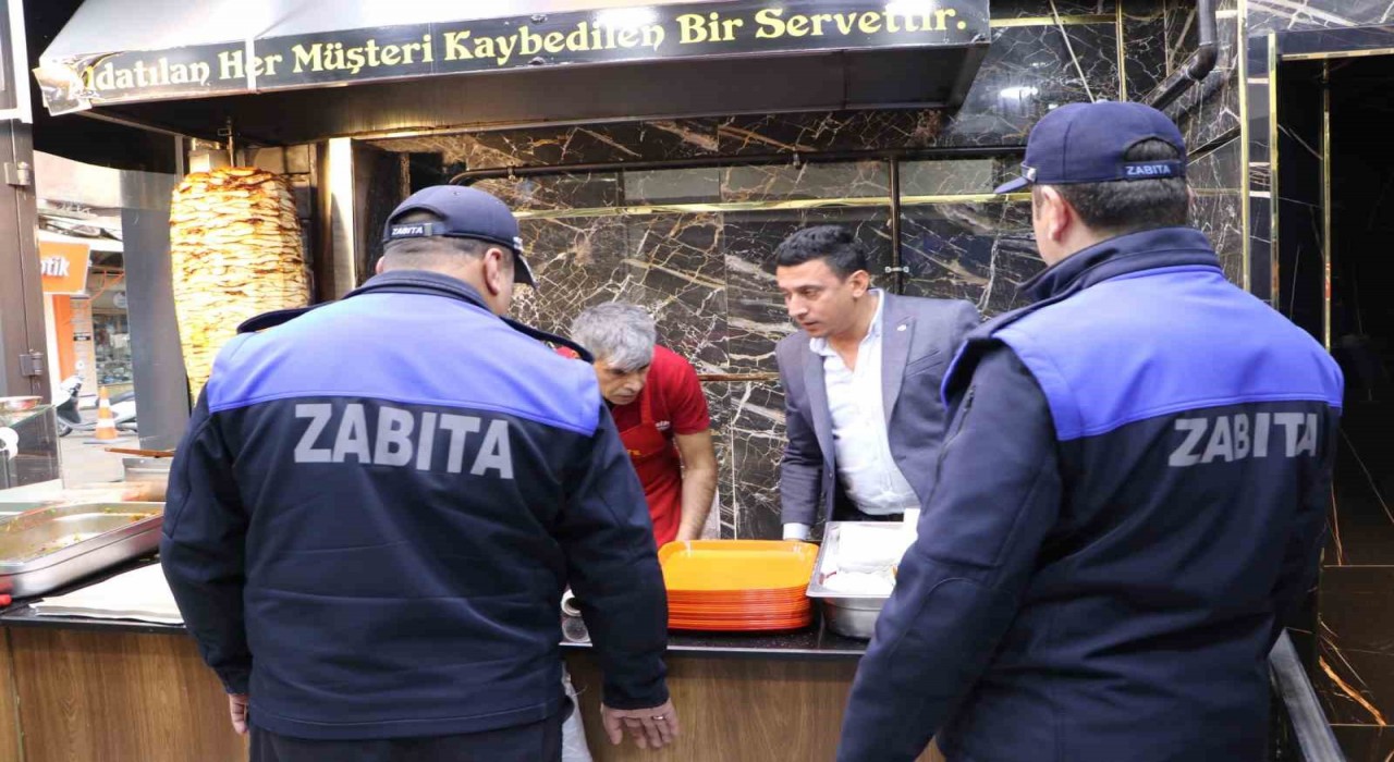 Kiliste zabıta ekiplerinden dönercilerde hijyen denetimi