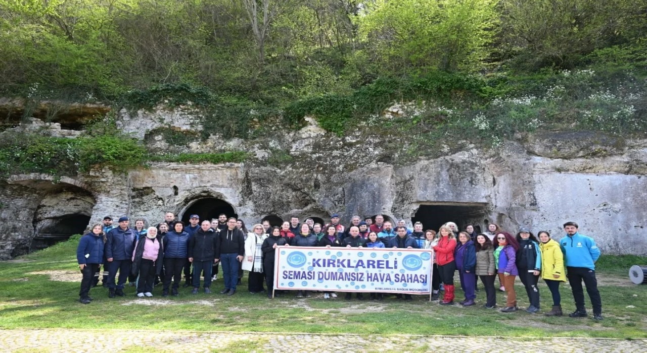 Kırklarelinde Sağlık Rotası Doğa Yürüyüşü yapıldı