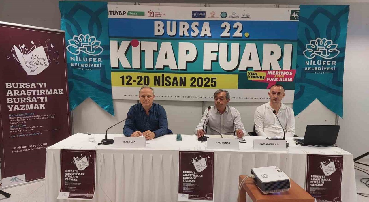 Kitap Fuarında Bursayı araştırmak Bursayı yazmak söyleşisi