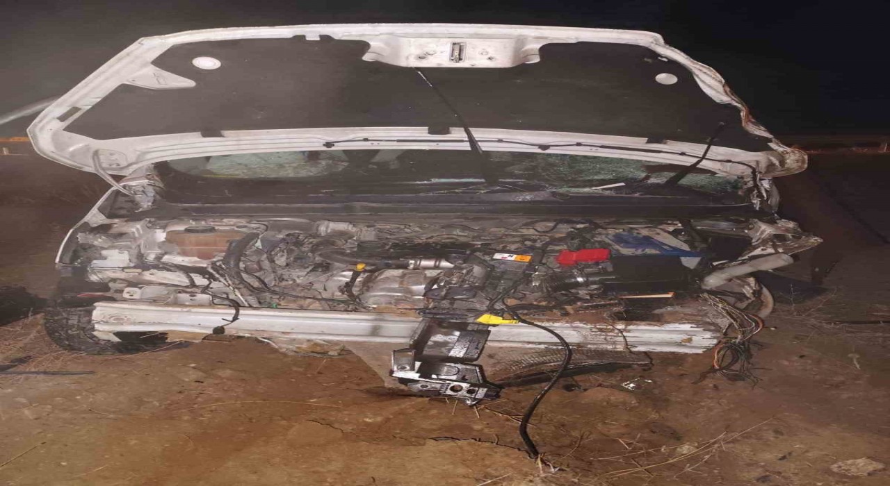 Kontrolden çıkan otomobil takla attı: 1 yaralı