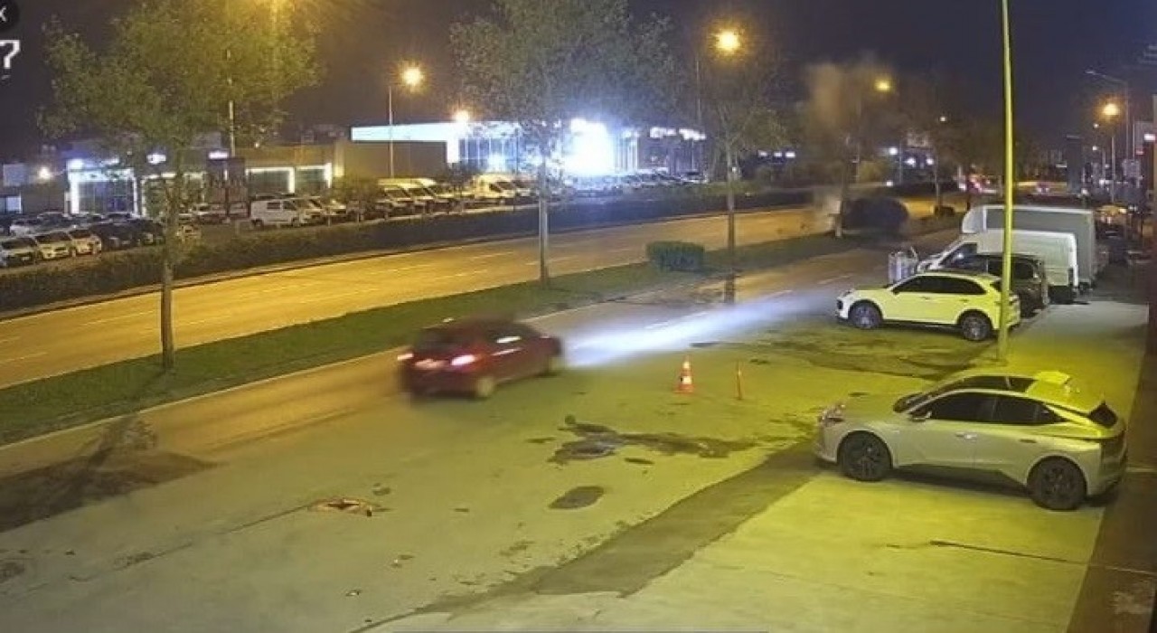 Korkunç ölüm kamerada