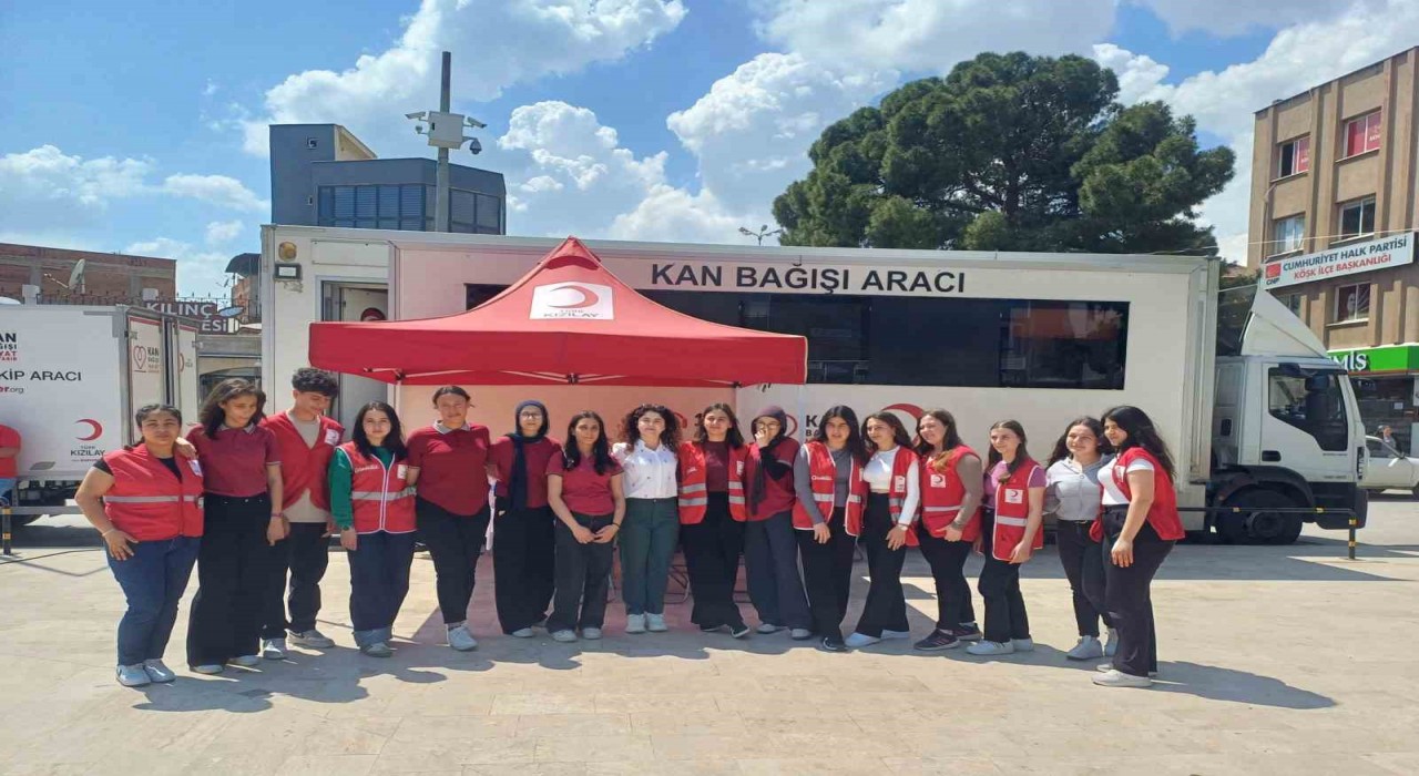 Köşkte kan bağışı kampanyası düzenlendi