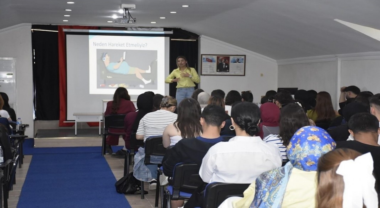 Köyceğizde Fiziksel Aktivite ve Sağlıklı Yaşam semineri verildi