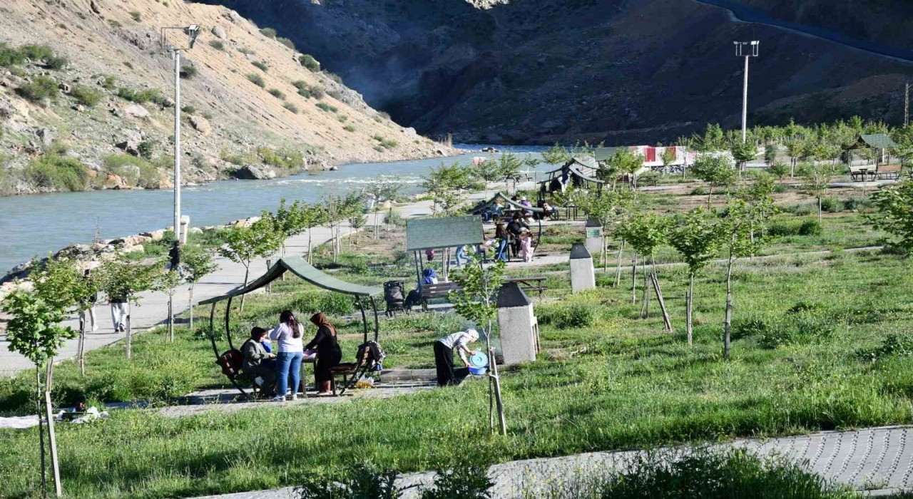 Kozlukta mesire alanı açıldı