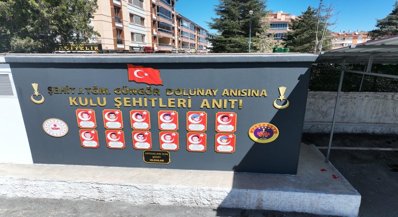 Kuluda şehitler için anıt yapıldı