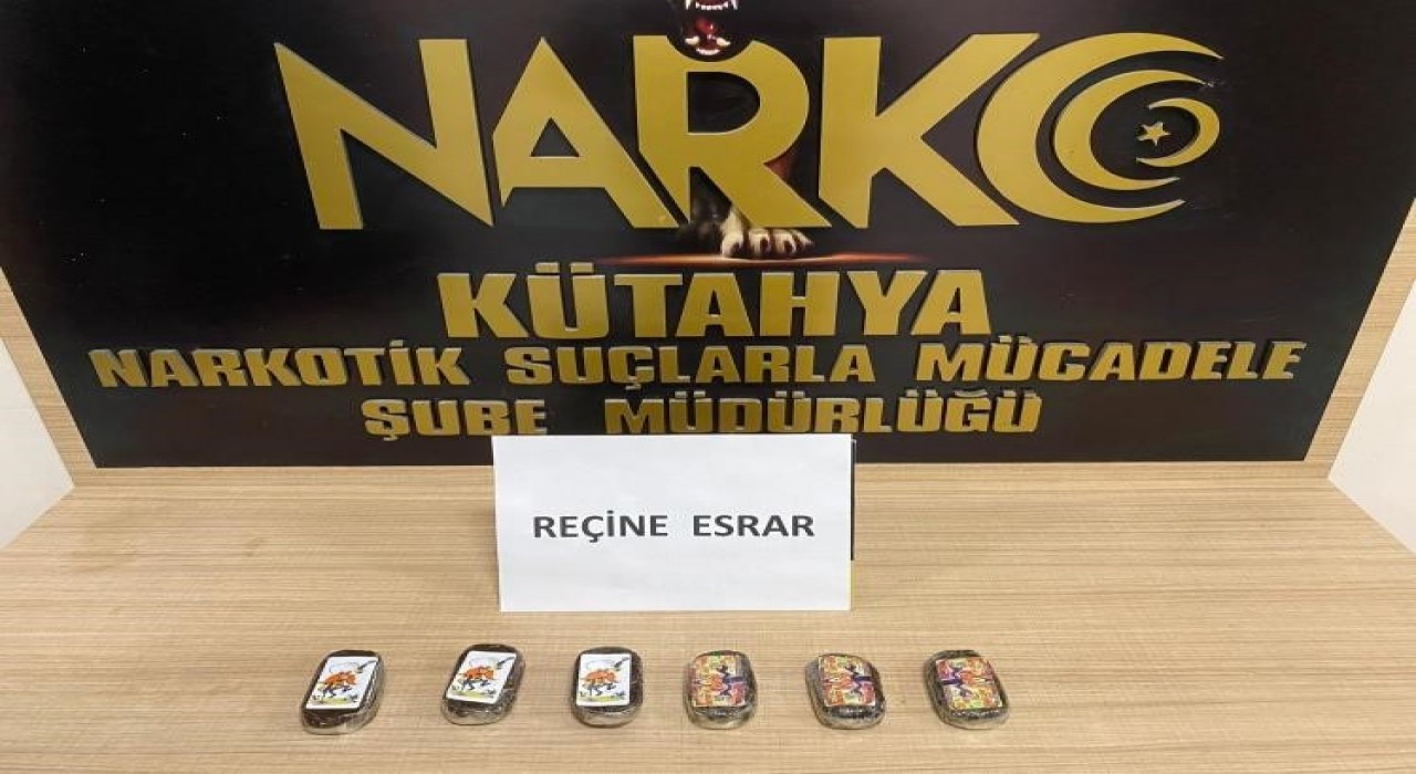 Kütahyada uyuşturucu maddeyle yakalanan şüpheli tutuklandı