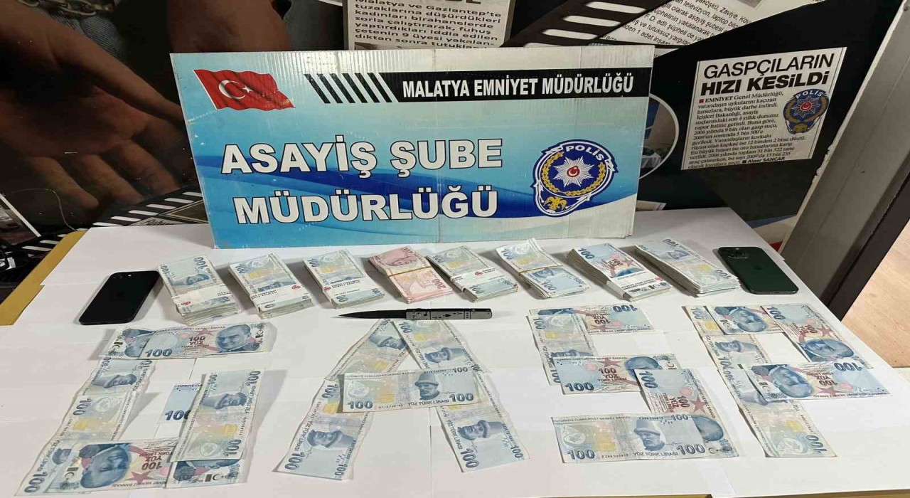 Malatya polisi 240 saat kamera kaydını izledi, 3 gasp şüphelisini yakaladı