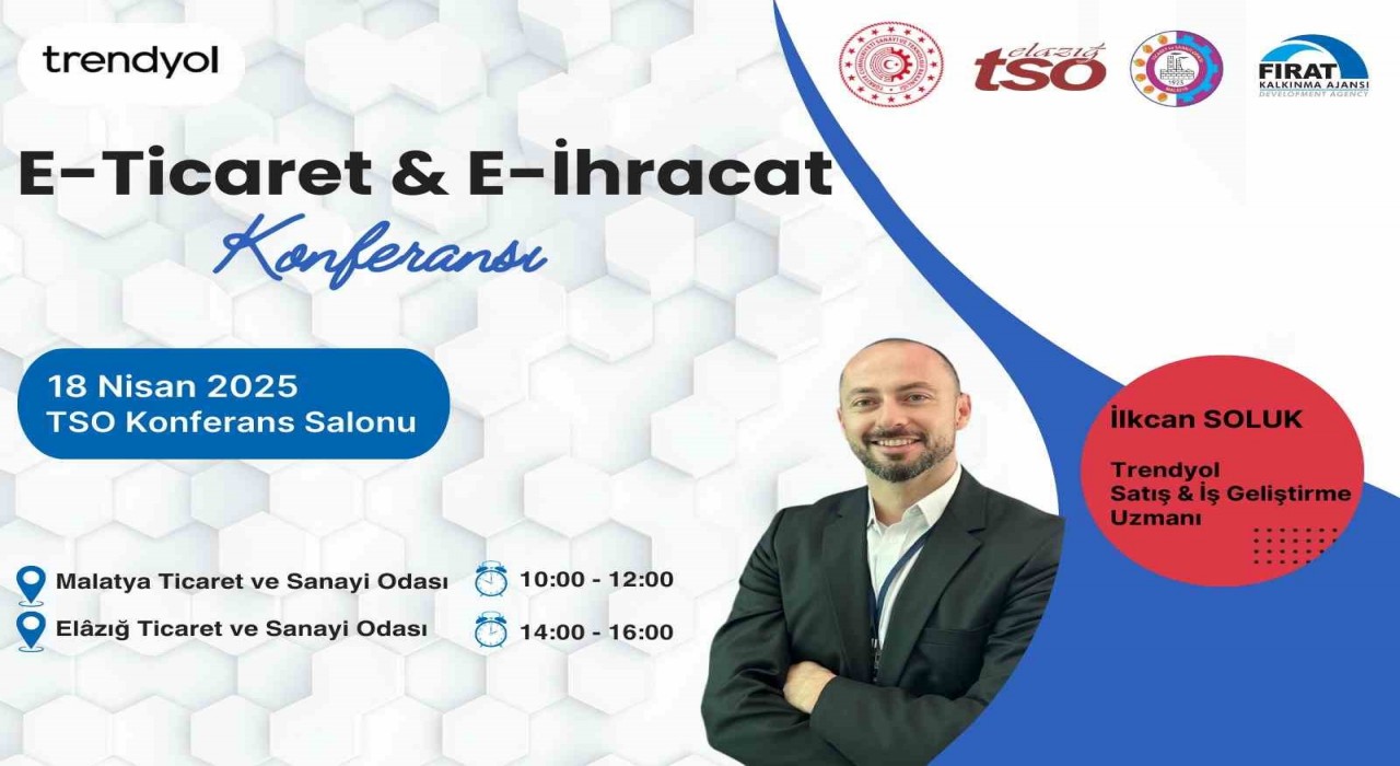 Malatyada e-ihracat ve e-ticaret konferansları düzenlenecek